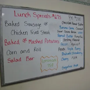 Menu Board