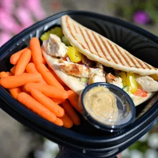 Greek Chicken Pita.