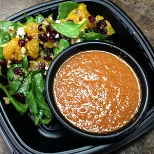 Pick 2, salad and soup.