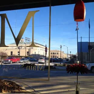 A beautiful afternoon view at my favorite lunch spot!