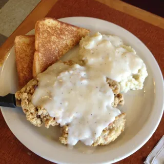 Chicken Fried Steak & Eggs