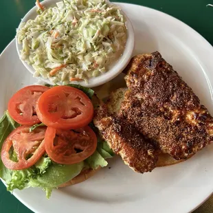 Everything is a la carte. $4.25 for a side of cole slaw. Yikes.