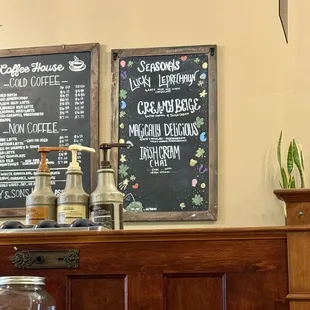 Seasonal Menu (Spring 2024)