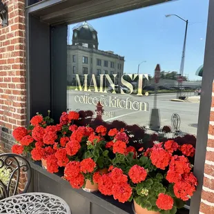 Outside window entrance