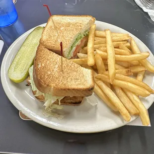 BLT with fries!