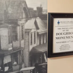 the dedication of doughboys monument