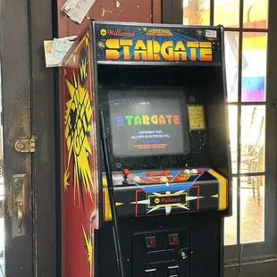 an arcade machine
