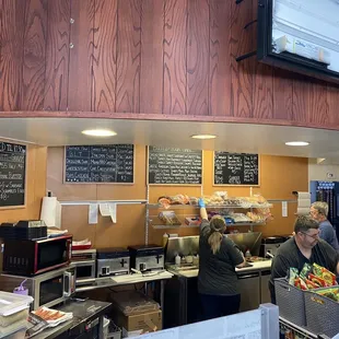 customers in the counter area