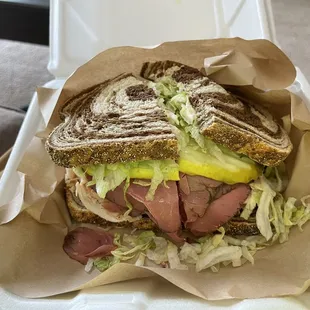 Pastrami sandwich
