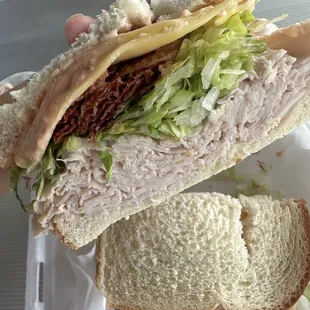 The Turkey Trot Sandwich With Bacon