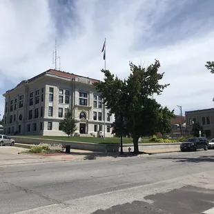 a view of a large building