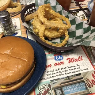 Hand cut and breaded onion rings