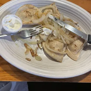 I didn't expect pierogies, but in Western Pennsylvania, perhaps I should have!