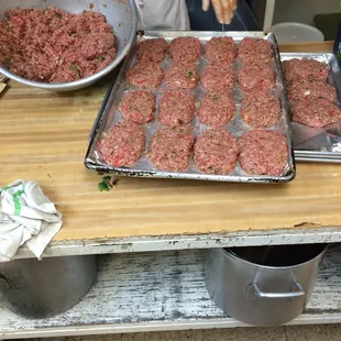 Making Hamburger Steaks!