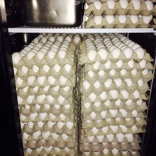 We serve a LOT of eggs here at Main Street Diner!!  Stop by and get your egg fix!! Egg-celent  (see what I did there)! For protein!!