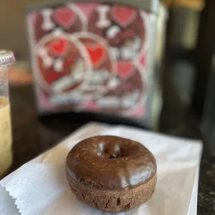 Chocolate chocolate donut
