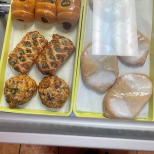 a variety of pastries