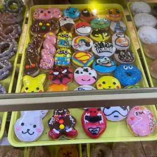 a variety of doughnuts