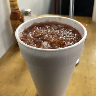 a cup of hot chocolate