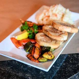 a plate of food