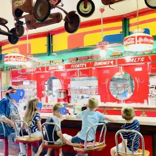 Main ice cream bar area, another one is just behind it....