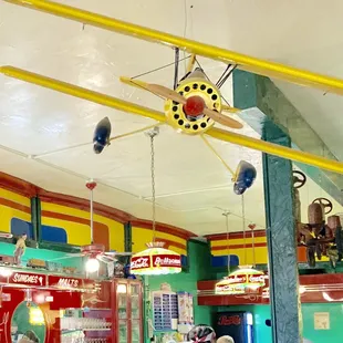 There are probably 100's of unique decorative accents and antique toys around the place I could've taken 50 photos