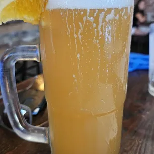 Blue Moon beer on tap