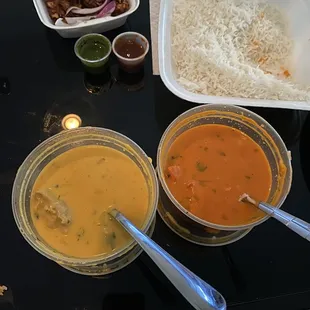 Chicken Tikka Masala, Mixed Veg Pakora, Chicken Hyderabadi wow!