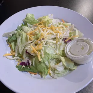 Side salad with Ranch