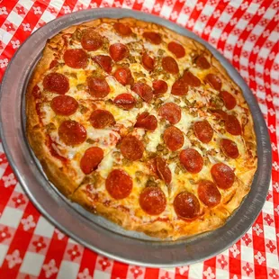 15" Pizza with Pepperoni and Sausage