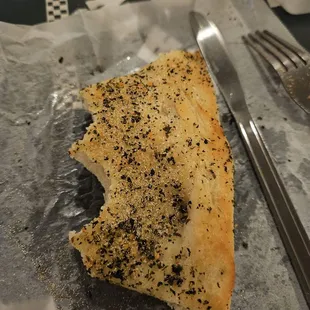 Garlic focacci bread