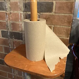Rolls of paper towels for the win
