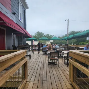 sushi and sashimi, outside