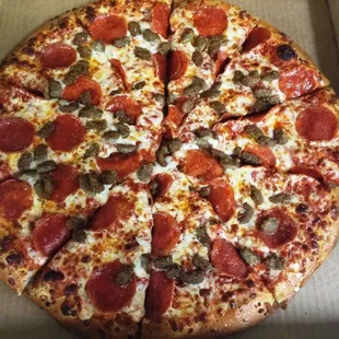 pizza, food