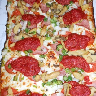 pizza, food