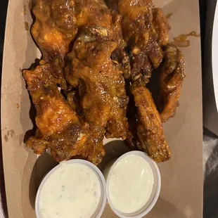 Chicken Wings Garlic Parmesan &amp; Buffalo