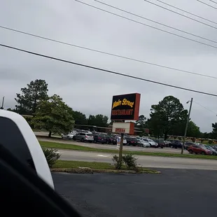 a view of the parking lot