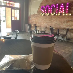 Cappuccino and scones