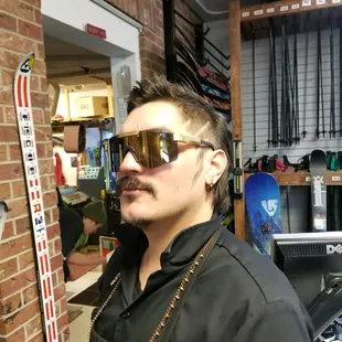 Theme of the month for the shop. Great guy and awesome personality! Thanks for helping me out!