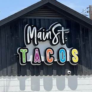 the front of the building