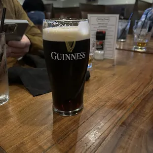 Guinness on draft