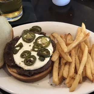 Jalapeno Cream Cheese Burger