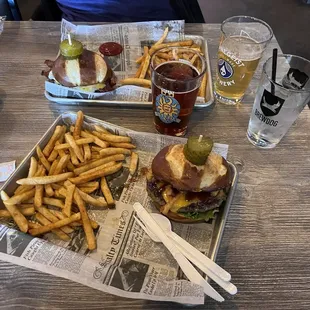 Two amazing burgers!