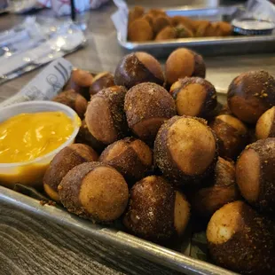 food, dough desserts, donuts