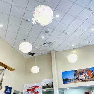 the interior of a restaurant