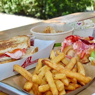 For our three sliders we had the Brown Butter, Maine Shack &amp; Fancy.