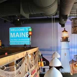 Maine Shack offers both outdoor &amp; indoor seating.