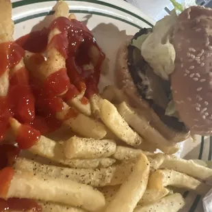 Mushroom Cheeseburger
