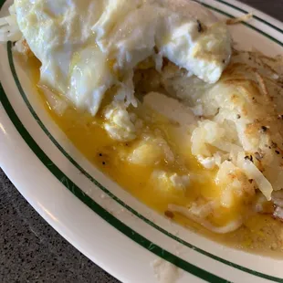 Supposed to be over east eggs they weee still pretty raw.