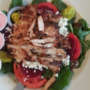 Spinach Chicken Salad